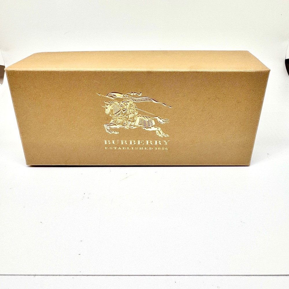 Burberry Gold Sunglasses Box Only‎ With Booklet No Sunglasses Authentic